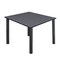 Kee Square Tables > Breakroom Tables > Kee Square & Round Tables, Wood, Metal Top, Grey TB4848GYBPBK - alternate 1